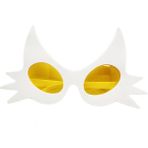MCM Group Beyaz Renk Bıyık Tasarımlı Kedi Parti Gözlüğü 19X11 cm