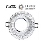 MCM Group Cata Ct 6594 Sümbül Cam Spot Kasası LED Çerçeveli Günışığı - Priz ve Anahtar Için Uyumlu Çerçeve
