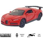 MCM Group Çek Bırak Metal Küçük Arabalar 8 cm - 6411A - Kırmızı (Lisinya)