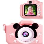 MCM Group Çocuk Dijital Fotoğraf Makinası 20 Mp Video Kaydedici 2.0 Inç Çift Kameralı ( Lisinya )