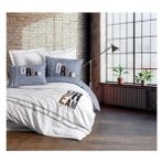 MCM Group Cotton Box Mood Nakışlı Ranforce Çift Kişilik Nevresim Takımı Forever Gri