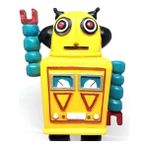 MCM Group Decotown Nostaljik Sevimli Uzaylı Robot Şeklinde Figür Biblo