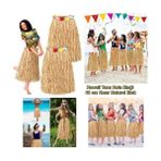 MCM Group Hawaii Tarzı Hula Eteği – 60 cm Hasır Natural Etek