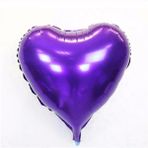 MCM Group Kalp Balon Folyo Mor 45 cm 18 Inç - Lisinya