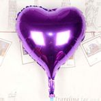Mcm Group Kalp Uçan Balon Folyo Mor 80 Cm 32 İnç