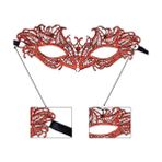 MCM Group Kırmızı Dantel Masquerade Maskesi 5 No