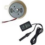 MCM Group Kuluçka Makinesi Mini Viyol Çevirme Motoru 12 Volt ve Nem Ölçer ( Lisinya )