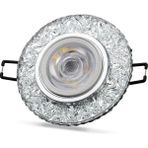 MCM Group Noas YL65 1677 Hektor LED Çerçeveli 4000K Kristal Cam Spot Kasa - Priz ve Anahtar Için Uyumlu Çerçeve
