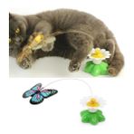 MCM Group Pilli Hareketli Dönen Kelebek Kedi Oyuncağı Catch Butterfly