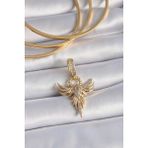 MCM Group Pirinç Gold Renk Zirkon Taşlı Anka Kuşu Ajda Charm