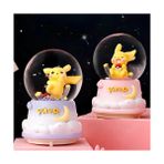 MCM Group Pokemon Içi Dönmeli Üflemeli Işıklı Müzikli Kar Küresi Büyük Boy