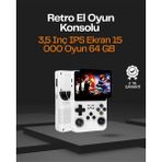 MCM Group R36S Taşınabilir Retro Oyun Konsolu – 15.000 Oyun, 64 GB Depolama, IPS Ekran