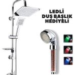 MCM Group Rain Duş Robotu Tepe Duş Seti Duş Başlığı Sistemi Ledli Duş Başlık Hediyeli