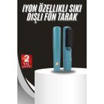 MCM Group Sıkı Dişli Fön Tarak Iyon Özelliği Saç Düzleştirici Tarak