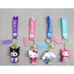 MCM Group Silikon Kuromi ve Hello Kitty Anahtarlık ALK4249 ( Lisinya )