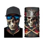 MCM Group Siyah Korsan Kafatası Baskılı Buff Bandana 30X48 cm