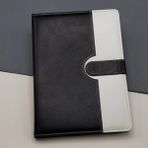 MCM Group Tarihsiz Ajanda Defter Siyah Beyaz Renk