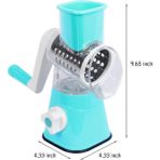 MCM Group Tutma Kollu Çevirmeli Pratik Kesme ve Rendeleme Drum Grater Pratik Rulo Rende ( Lisinya )