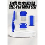MCM Group Tüy Fırçası Bit Tarağı Seti Evcil Hayvan Tüy Toplayıcı Bit Pire Önleyici Tarak