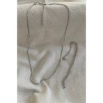 MCM Group Unisex Tilki Kuyruğu Künye ile Gümüş Kolye Seti