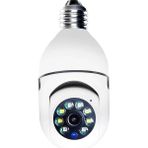 MCM Group Wifi 360 Panoramik Ampul Kamera Gece Görüş Sesli Akıllı Hareket Algılayıcı