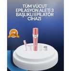 MCM Group Yüz ve Vücut Tüy Temizleme Makinesi 3 Farklı Başlıklı