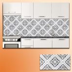 Mcm Mutfak Tezgah Arası Seramik Dekor Piero Villa Siyah 30 x 60 cm - 30 cm x 60 cm