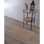 MCN Tekstil Ayak HAVLUSU50 x 70 'zikzak' - 50 x 70 cm - Bej