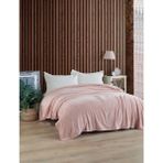 MCN Tekstil Peluş Welsoft Battaniye - Yatak ve Koltuk Örtüsü - 200 x 225 cm - Pembe