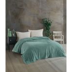 MCN Tekstil Peluş Welsoft Battaniye - Yatak ve Koltuk Örtüsü - Çağla Yeşili - 180 x 225 cm