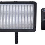 Mcoplus LED-520B Bi-Color-LED-Lamba 528PCS LED lamba 3500lm 3200 K – 7500 K sıcaklık video LED renk ışığı için 2,4 GHz uzaktan kumanda ve akıllı soğutucu fan Canon Nikon Sony Panasonic Olympus Pentax & DV-kamera Comcorder