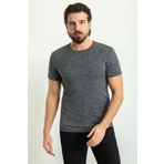 Mcr Desenli Siyah Renk Slim Fit Bisiklet Yaka Erkek T-shirt