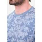 MCR Desenli Slim Fit Bisiklet Yaka Kısa Kol Erkek T-Shirt - Lacivert