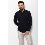 Mcr Desenli Slim Fit Erkek Gömlek Lacivert - 37594.22y