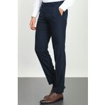 Mcr Desenli Slim Fit Klasik Yün Erkek Pantolon Lacivert - 38120.22k