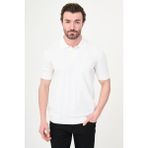 MCR Desenli Slim Fit Polo Yaka Erkek Triko T-Shirt - Ekru - XL