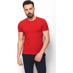 MCR Düz Kırmızı Renk Super Slim Fit Bisiklet Yaka Basic Erkek T-Shirt - 2XL