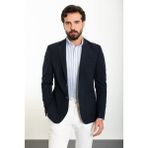 MCR Düz Lacivert Renk Slim Fit Torba Cep Mono Yaka Erkek Ceket - 56