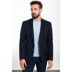 MCR Düz Lacivert Slim Fit Mono Yaka Erkek Ceket - 56