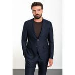 MCR Düz Lacivert Slim Fit Mono Yaka İpli Erkek Takım Elbise - 50 - 6 Drop