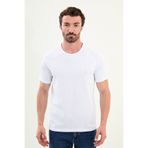 Mcr Düz Rahat Kalıp Bisiklet Yaka Erkek T-Shirt Beyaz - 36864.25Y