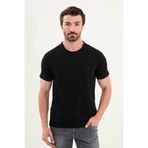 Mcr Düz Rahat Kalıp Bisiklet Yaka Erkek T-Shirt Siyah - 36864.25Y