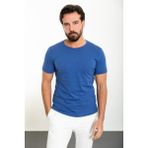 MCR Düz Saks Slim Fit Bisiklet Yaka Erkek T-Shirt - 2XL