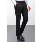 Mcr Düz Siyah Slim Fit Klasik Erkek Pantolon 38207.23K