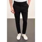 MCR Düz Siyah Super Slim Fit Kemer Detaylı Tokalı Erkek Pantolon - 31