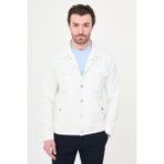 MCR Düz Slim Fit Gömlek Yaka Çıtçıtlı Erkek Mont - Ekru - 52