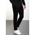 Mcr Düz Slim Fit Kanvas Erkek Pantolon Siyah - 38210.23K