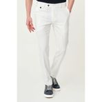 Mcr Düz Super Slim Fit Erkek Pantolon Beyaz - 38115.22K