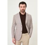 MCR Kırçıllı Slim Fit Mono Yaka Torba Cep Erkek Ceket - 52 - Kahverengi