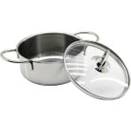 Mcreative 14 cm Cam Kapak Mini Çelik Tencere